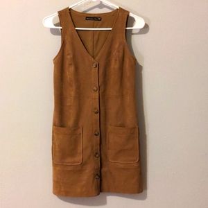 Button up corduroy dress